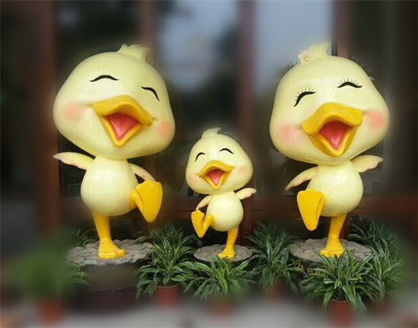公司品牌形象卡通雕塑